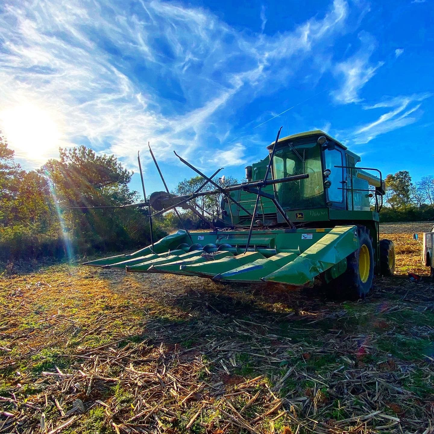 Project John Deere Combine Pulley Bracket Weld Fixed Right in the Field image