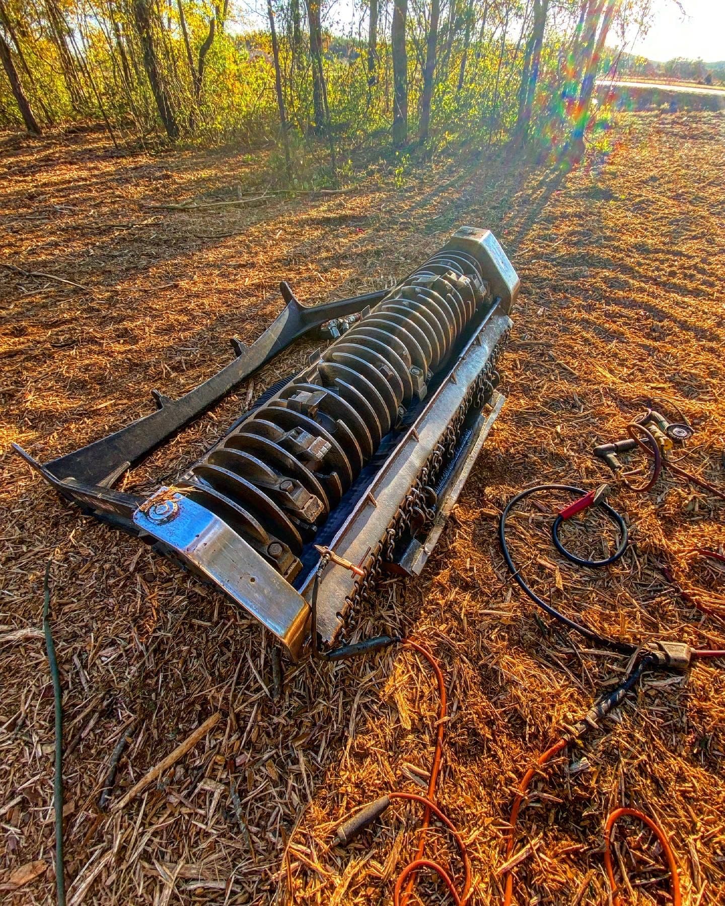 Gallery photos for Crack Repairs on a Mulching Head Done Right in the Field: Image #3