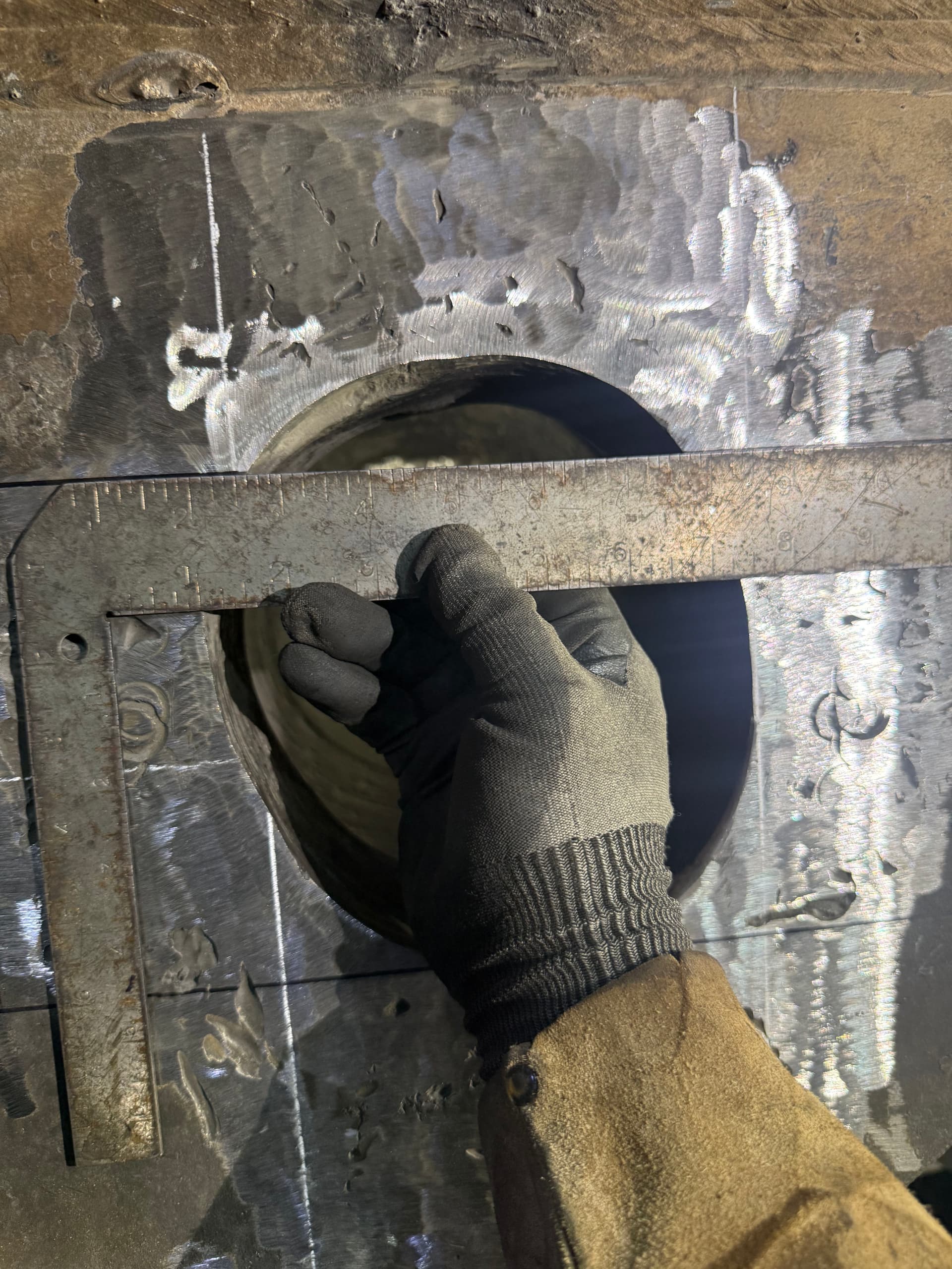 Gallery photos for Worn-Out Furnace Pivot Bores Rebuilt Back to Spec: Image #3