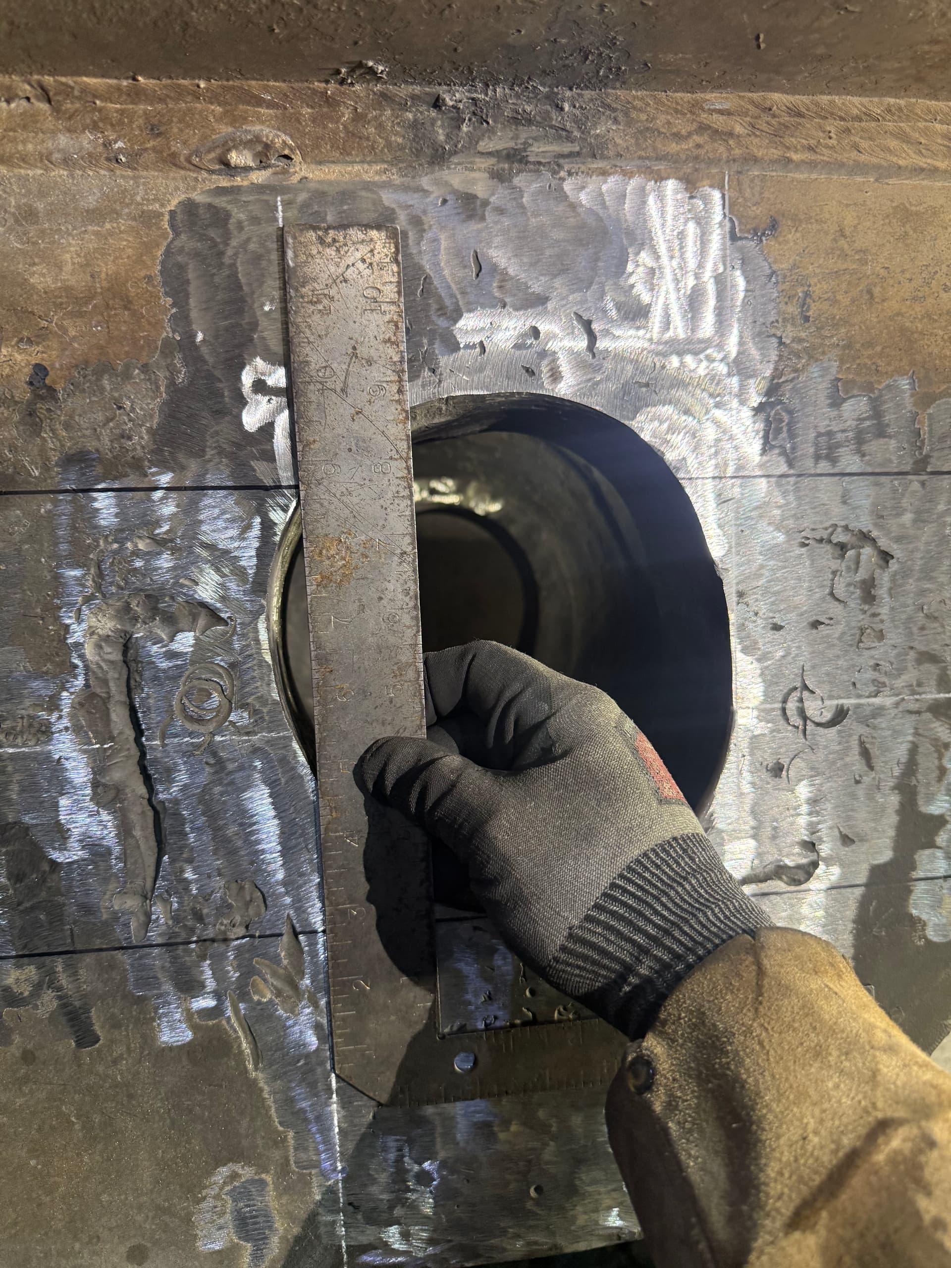 Gallery photos for Worn-Out Furnace Pivot Bores Rebuilt Back to Spec: Image #2