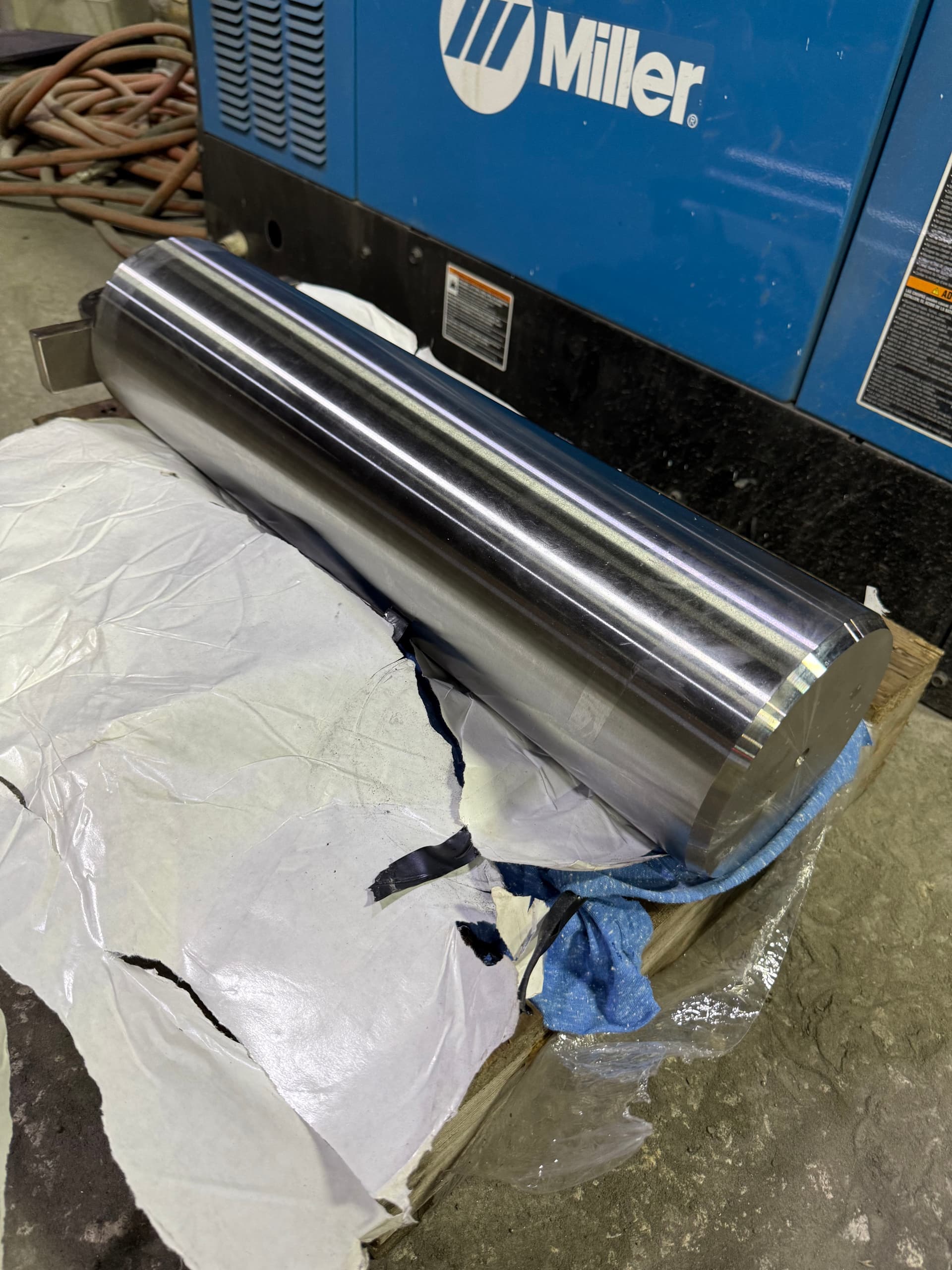 Gallery photos for Worn-Out Furnace Pivot Bores Rebuilt Back to Spec: Image #5
